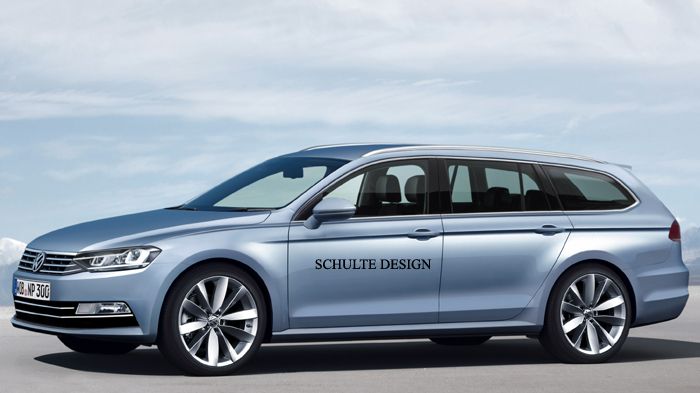 Το νέο VW Passat θα αποκτήσει περισσότερο δυναμικά αισθητικά χαρακτηριστικά, ακόμη και στην πιο οικογενειακή έκδοση Variant (κατασκοπευτική φωτό). 